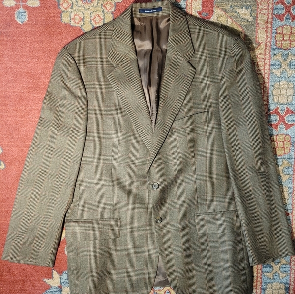 RALPH LAUREN CHAPS HOUNDSTOOTH PLAID SPORT COAT - Picture 4 of 12